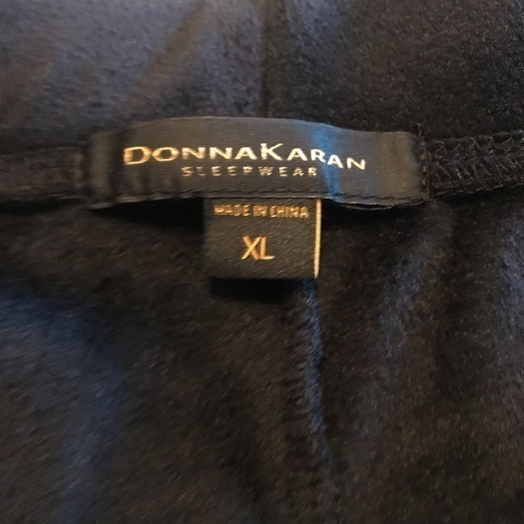 Donna Karan Pajama Velour Pants XL EUC - Picture 5 of 7